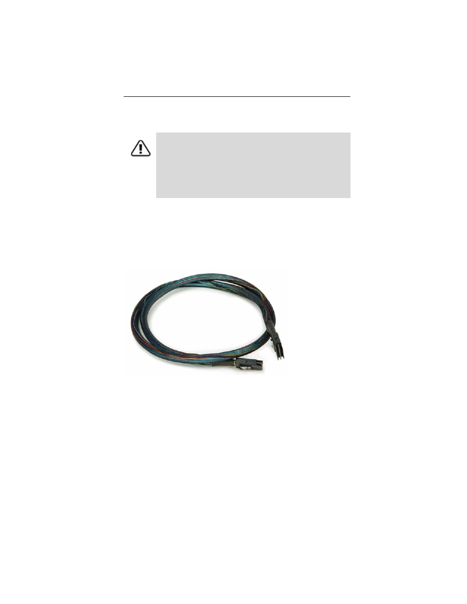Cables, Internal sff-8087 cable, System requirements | Motherboard and slot requirements | Avago Technologies 3ware SAS 9750-4i User Manual | Page 9 / 29