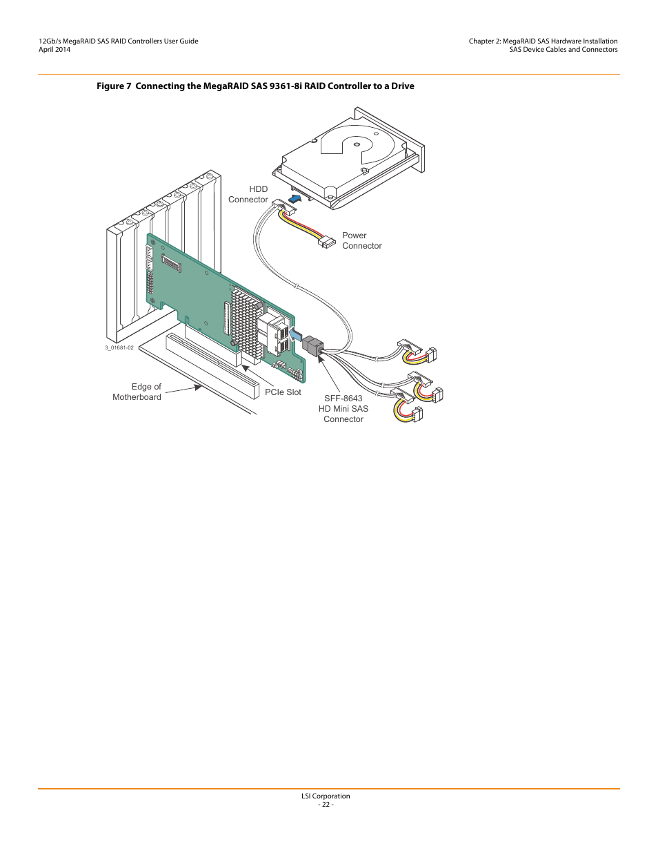 Avago Technologies Cache Protection for RAID Controller Cards User Manual | Page 22 / 43