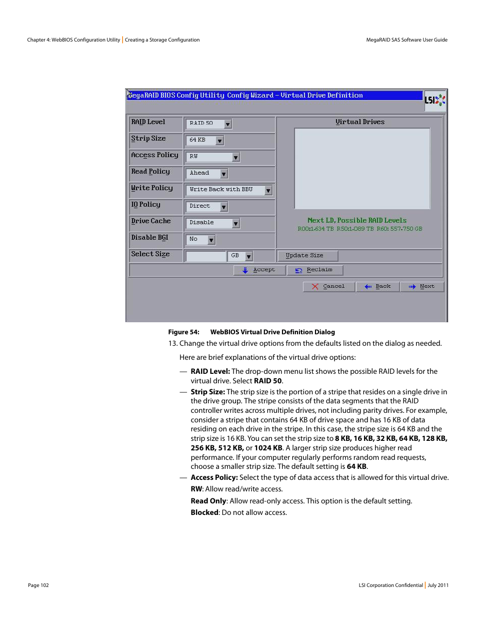 Avago Technologies MegaRAID Fast Path Software User Manual | Page 102 / 502