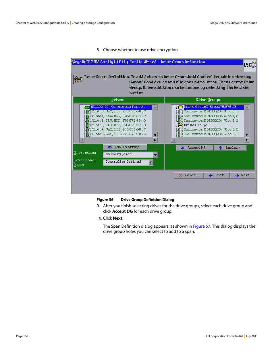 Avago Technologies MegaRAID Fast Path Software User Manual | Page 106 / 502