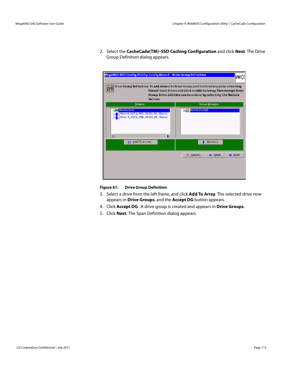 Avago Technologies MegaRAID Fast Path Software User Manual | Page 113 / 502