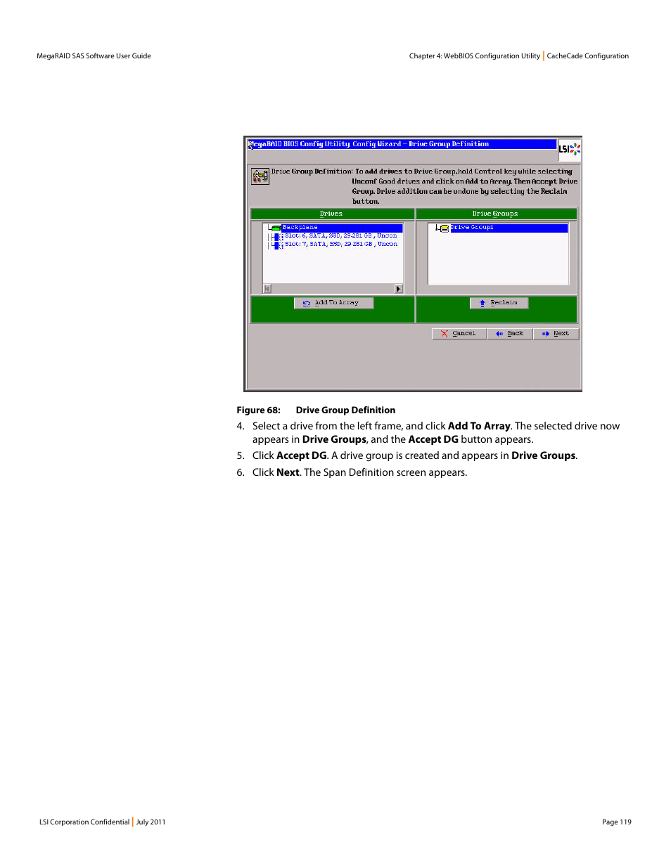 Avago Technologies MegaRAID Fast Path Software User Manual | Page 119 / 502