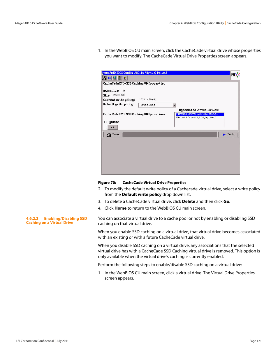 Avago Technologies MegaRAID Fast Path Software User Manual | Page 121 / 502