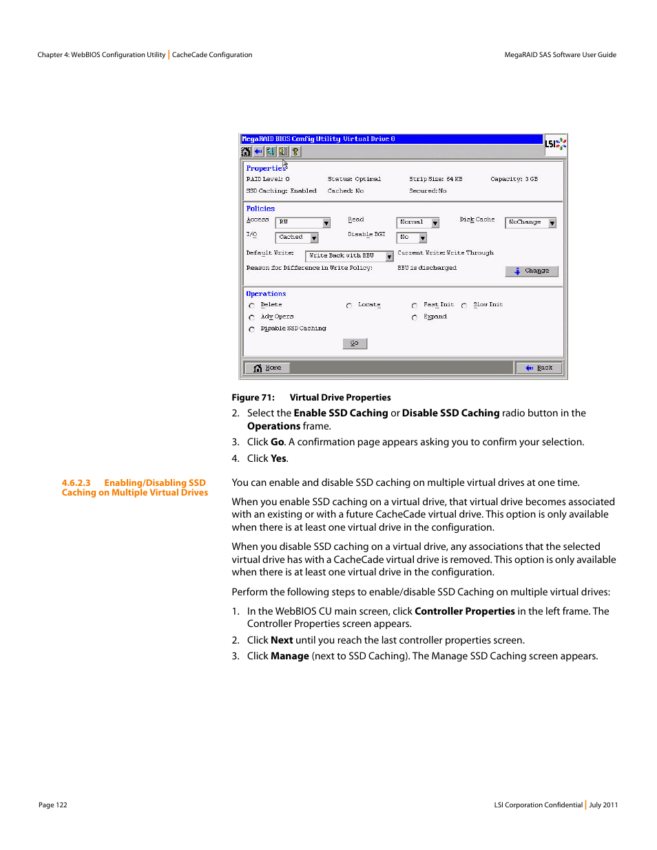 Avago Technologies MegaRAID Fast Path Software User Manual | Page 122 / 502