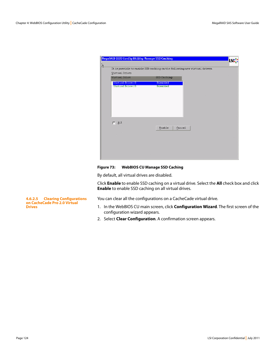 Avago Technologies MegaRAID Fast Path Software User Manual | Page 124 / 502
