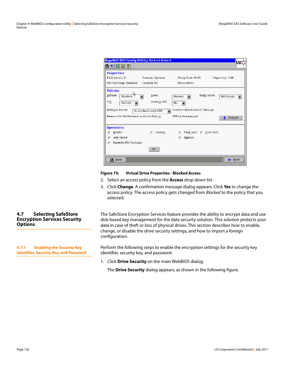 Avago Technologies MegaRAID Fast Path Software User Manual | Page 126 / 502