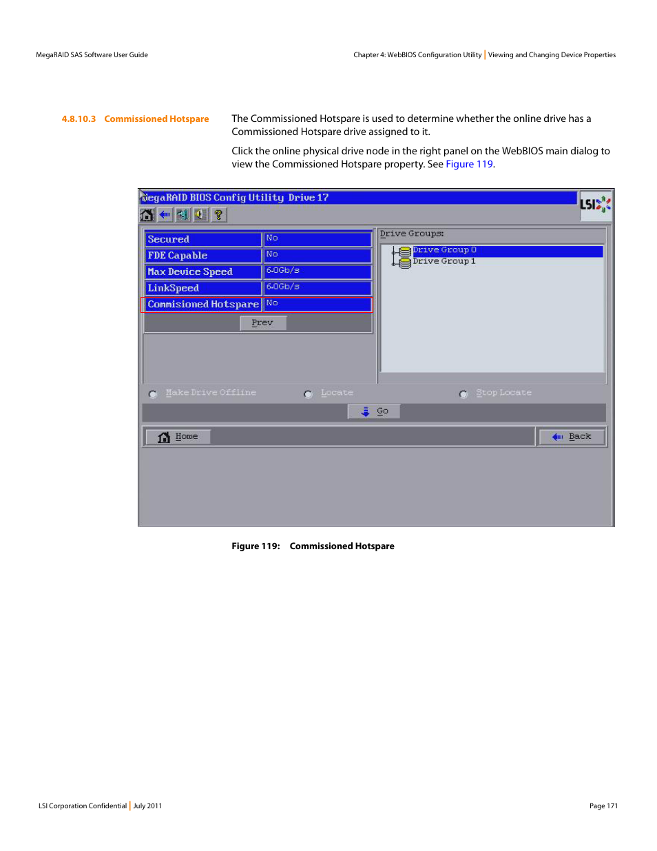 Avago Technologies MegaRAID Fast Path Software User Manual | Page 171 / 502