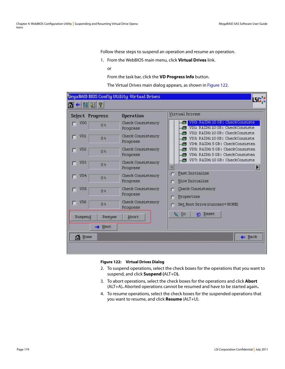 Avago Technologies MegaRAID Fast Path Software User Manual | Page 174 / 502