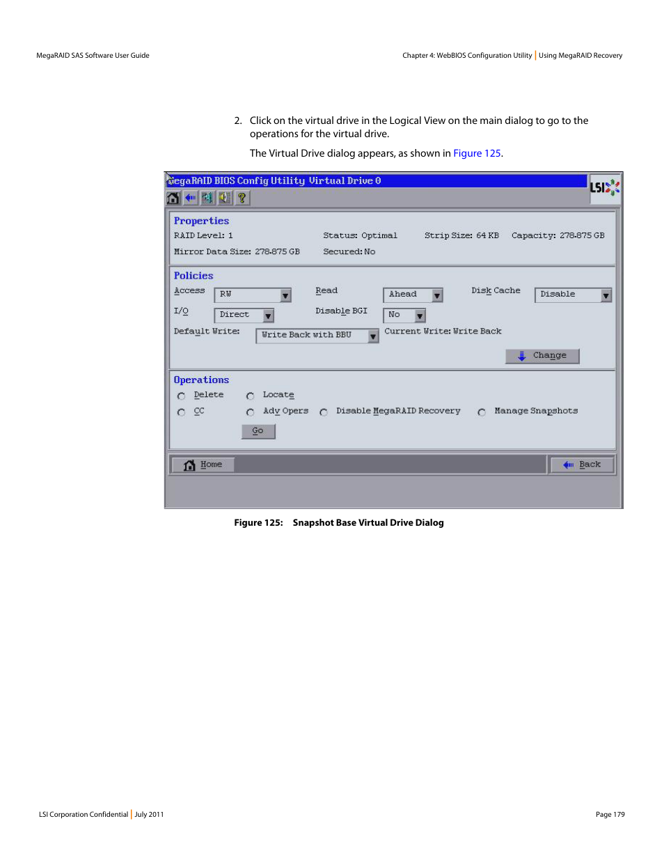 Avago Technologies MegaRAID Fast Path Software User Manual | Page 179 / 502
