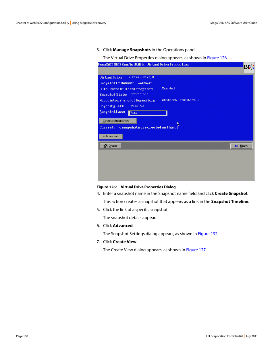 Avago Technologies MegaRAID Fast Path Software User Manual | Page 180 / 502