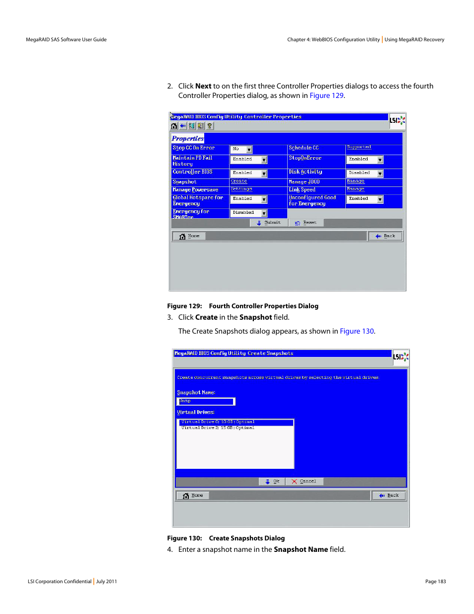 Avago Technologies MegaRAID Fast Path Software User Manual | Page 183 / 502