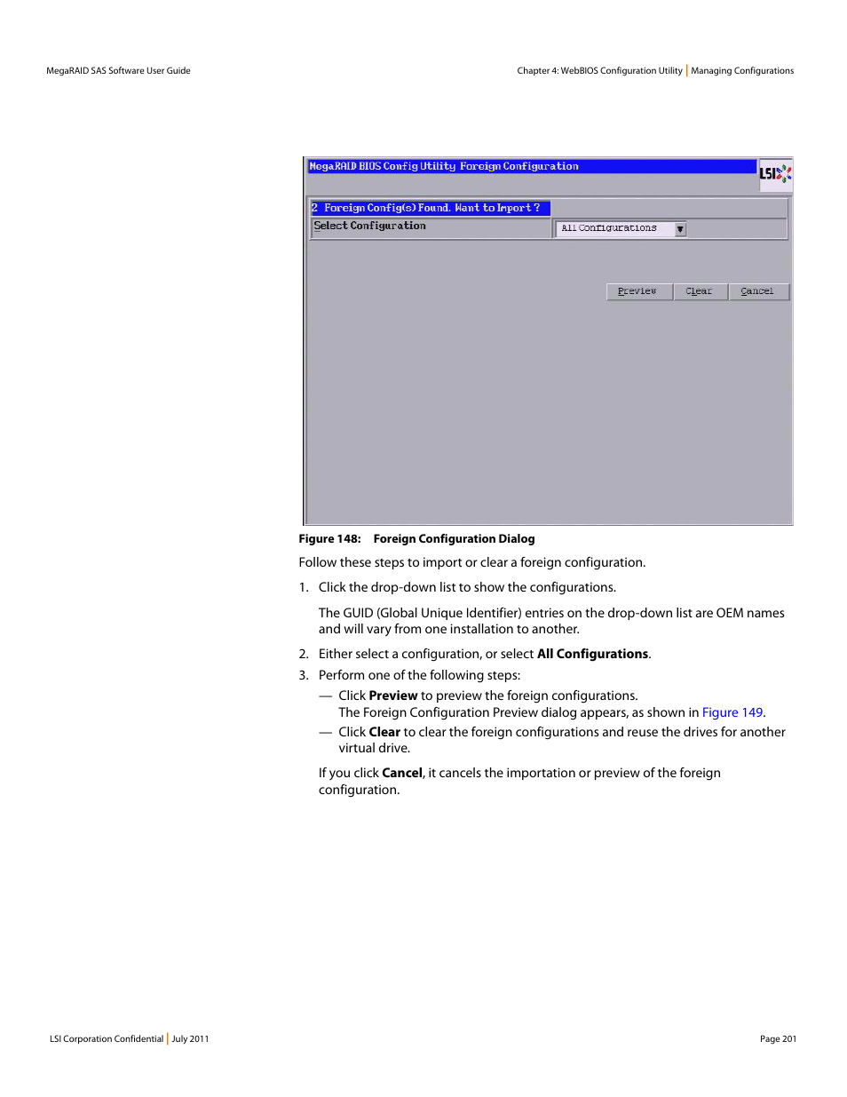 Avago Technologies MegaRAID Fast Path Software User Manual | Page 201 / 502