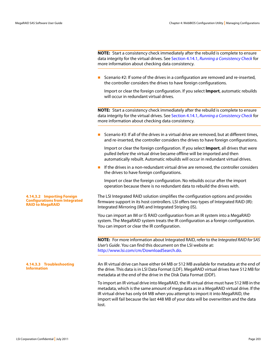 Avago Technologies MegaRAID Fast Path Software User Manual | Page 203 / 502