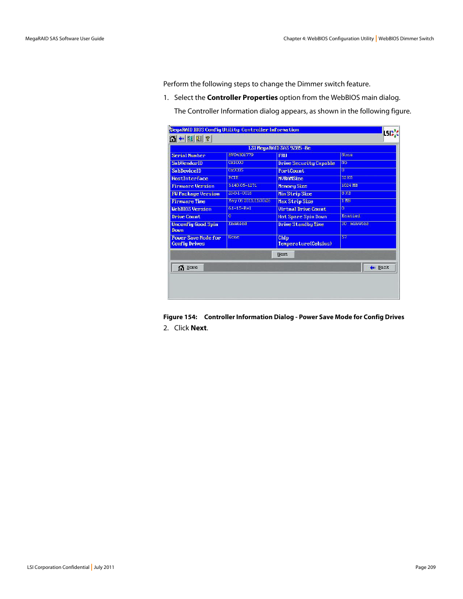 Avago Technologies MegaRAID Fast Path Software User Manual | Page 209 / 502