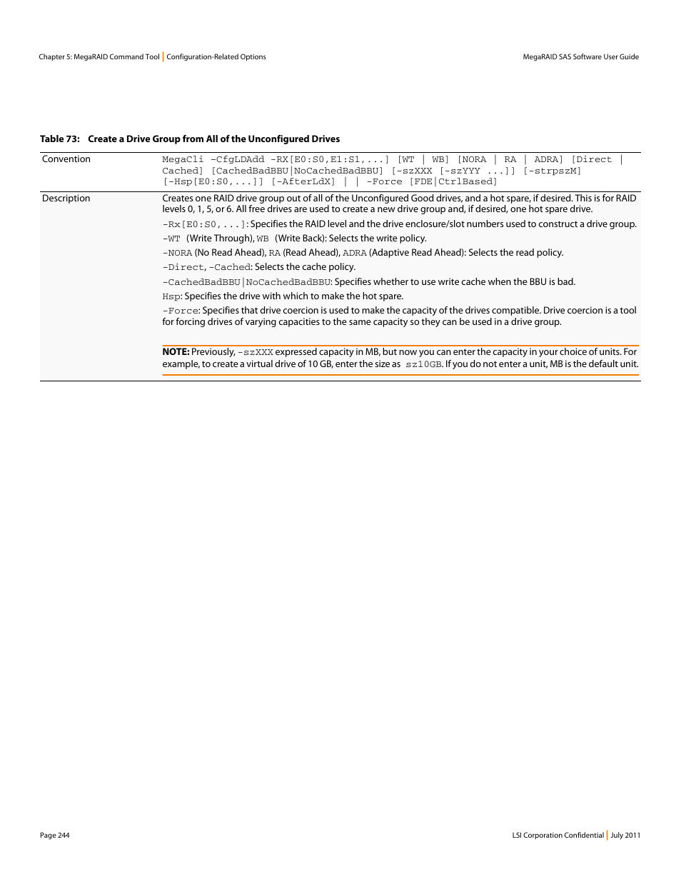 Avago Technologies MegaRAID Fast Path Software User Manual | Page 244 / 502