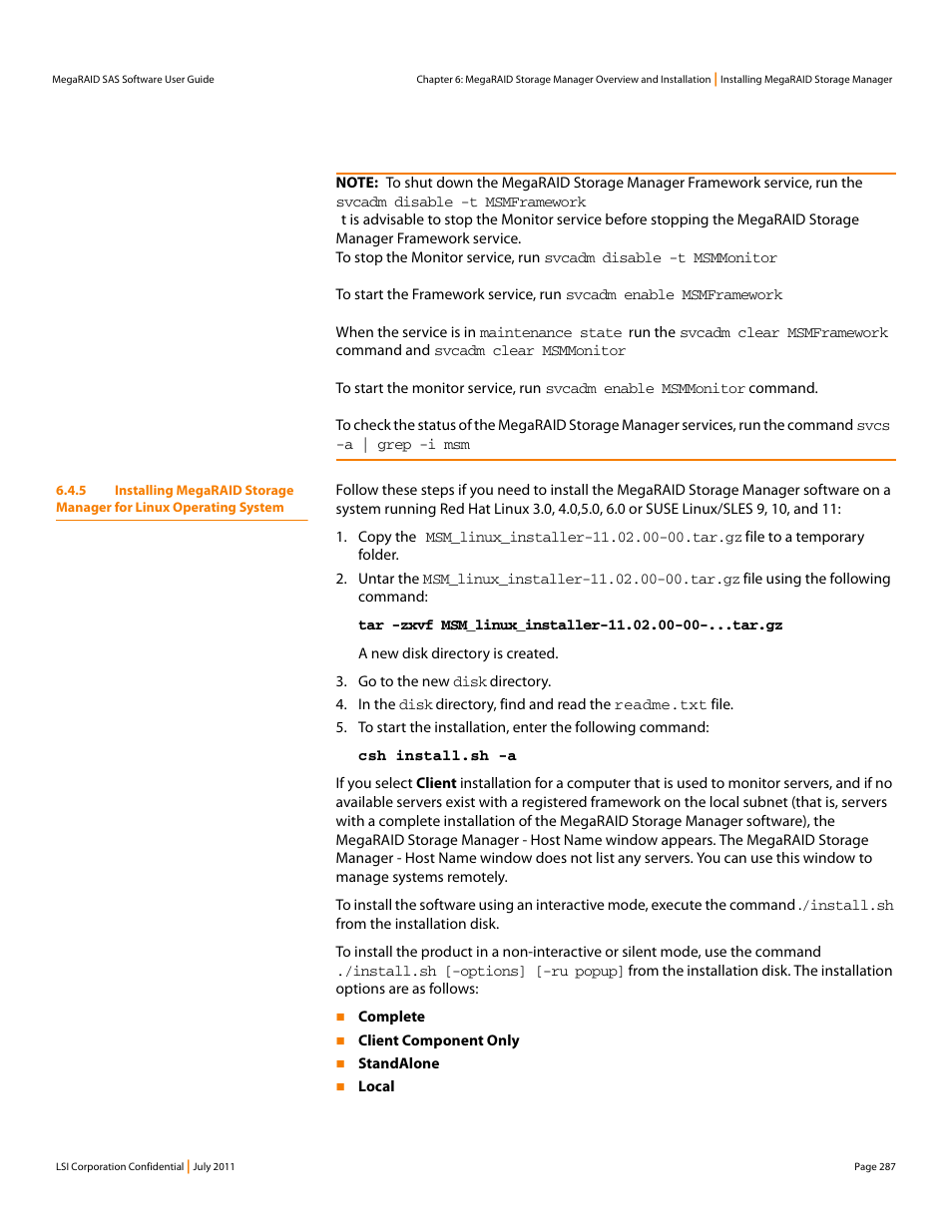 Avago Technologies MegaRAID Fast Path Software User Manual | Page 287 / 502