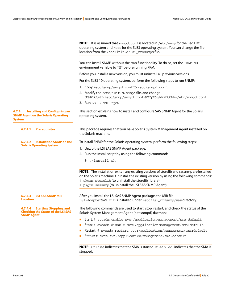 Avago Technologies MegaRAID Fast Path Software User Manual | Page 298 / 502