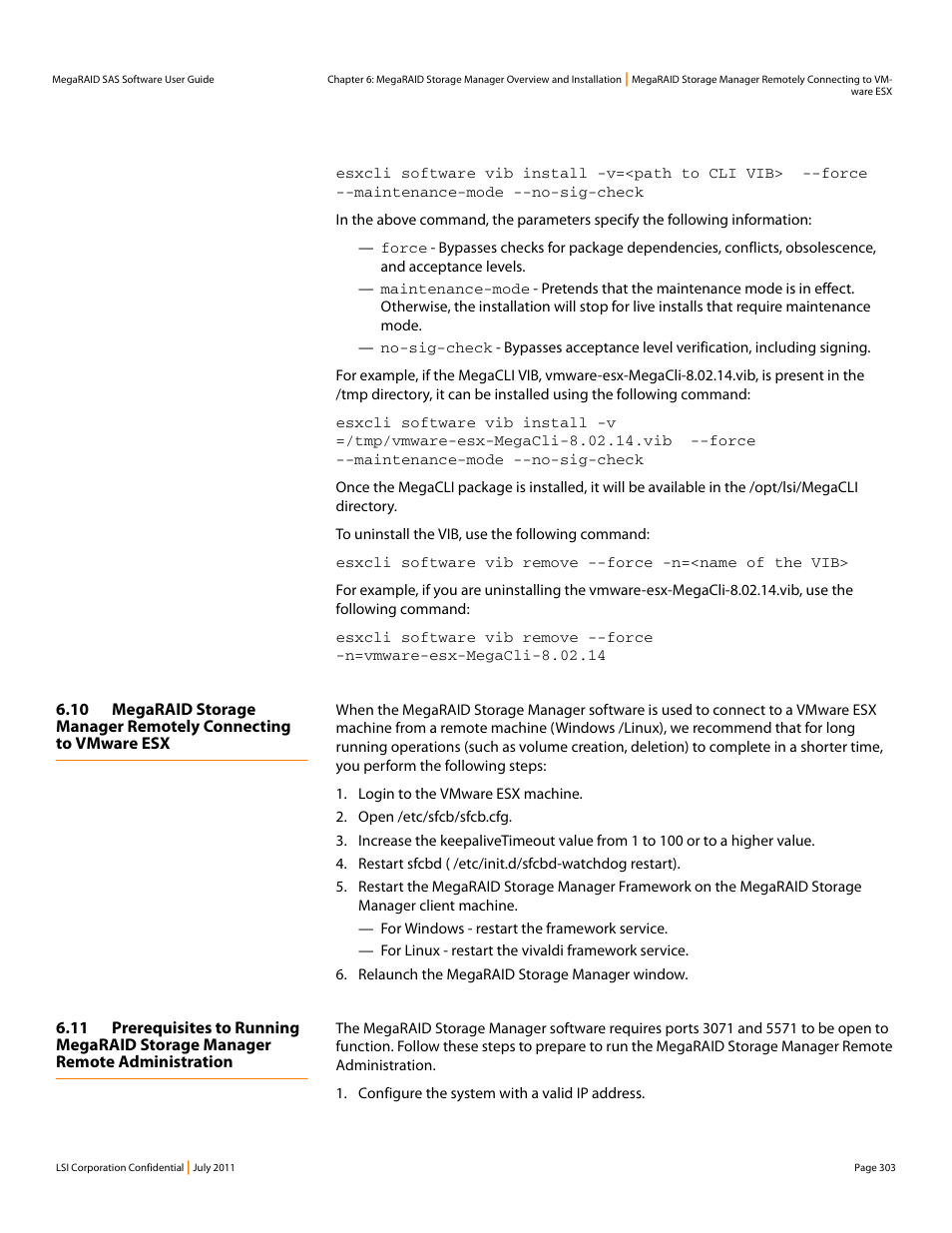 Avago Technologies MegaRAID Fast Path Software User Manual | Page 303 / 502
