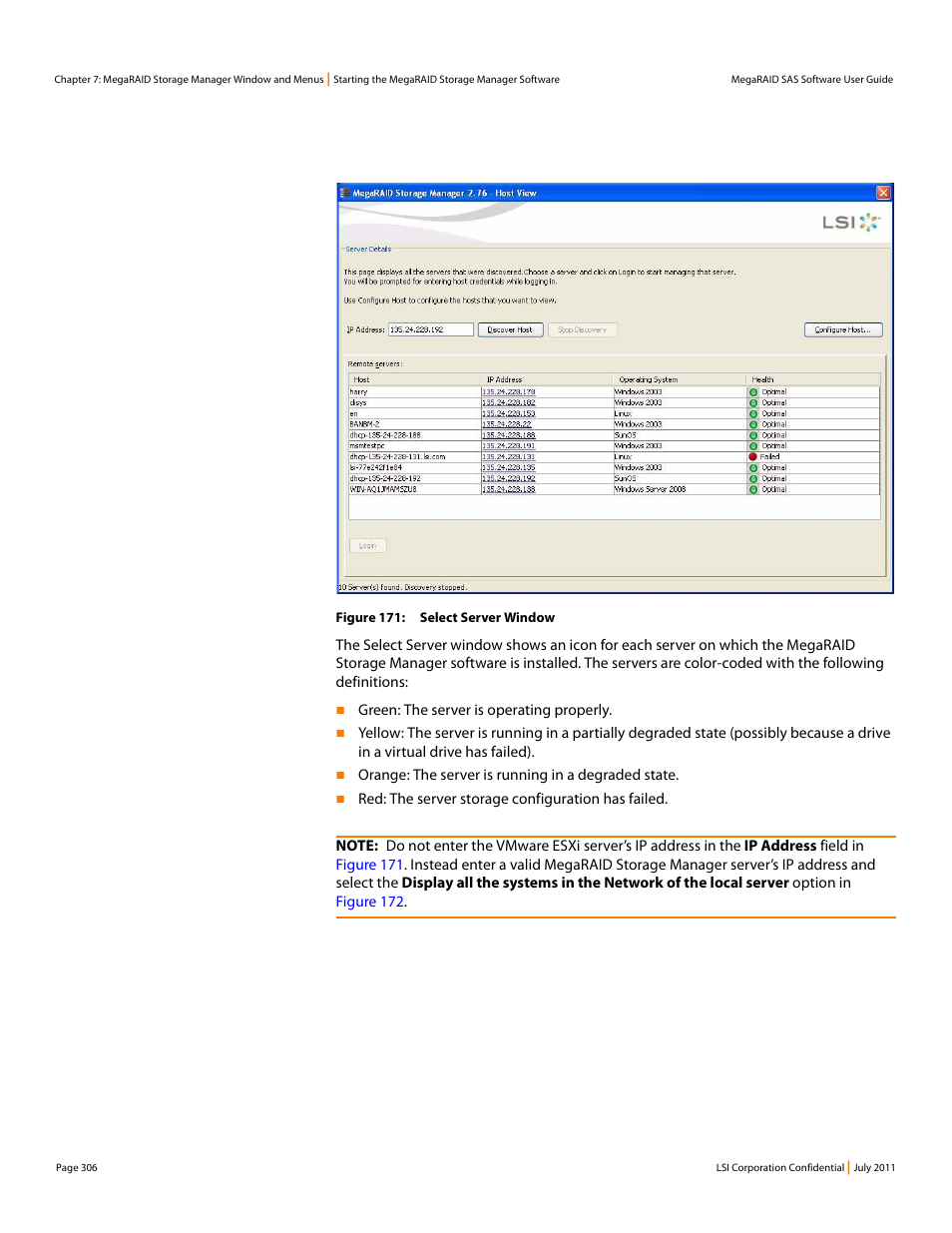 Figure 171 | Avago Technologies MegaRAID Fast Path Software User Manual | Page 306 / 502