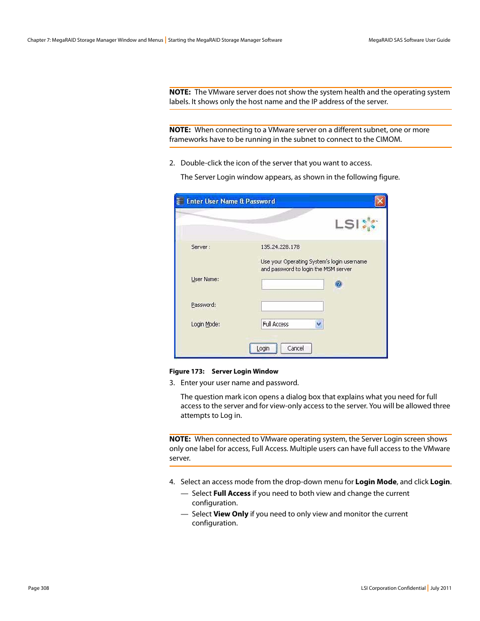 Figure 173 | Avago Technologies MegaRAID Fast Path Software User Manual | Page 308 / 502