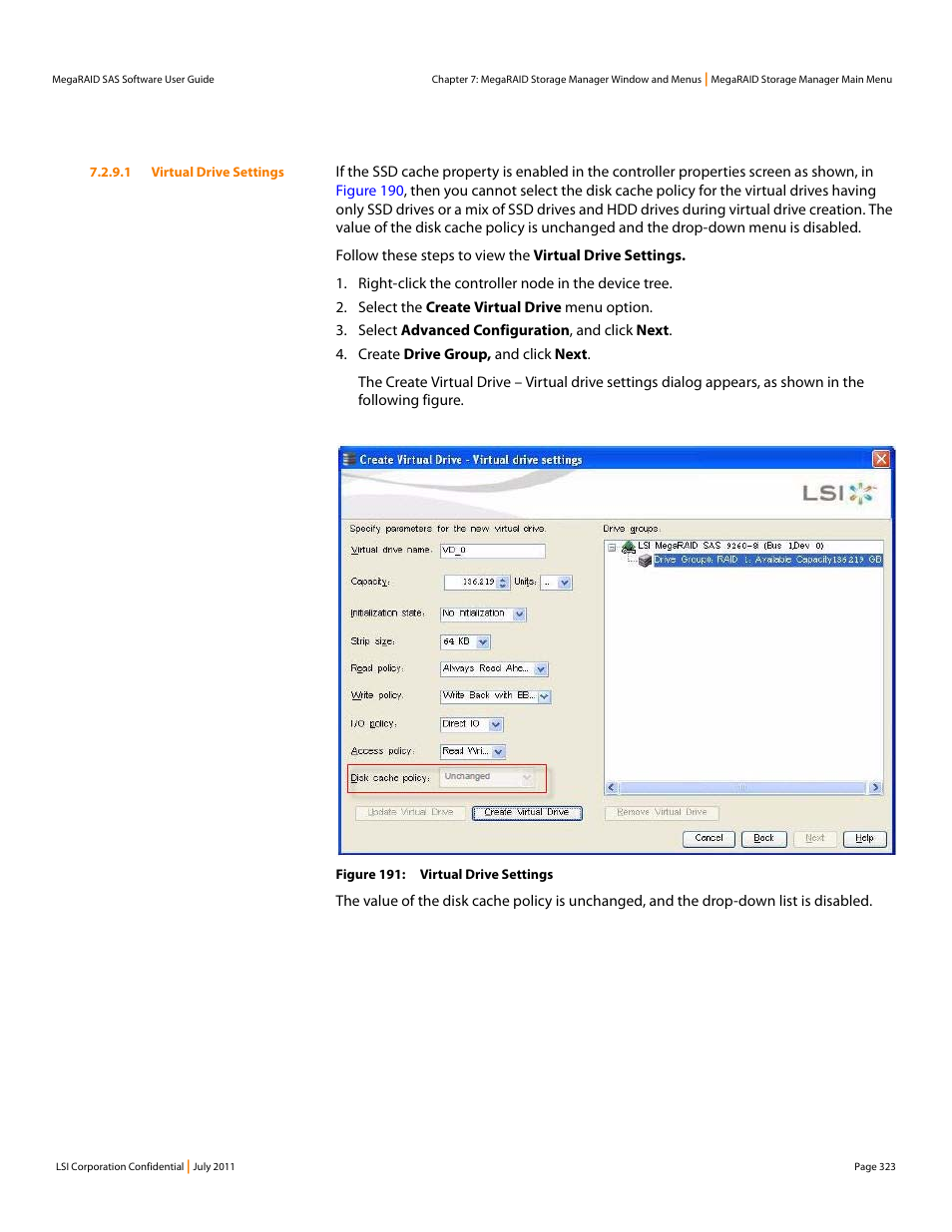 Avago Technologies MegaRAID Fast Path Software User Manual | Page 323 / 502