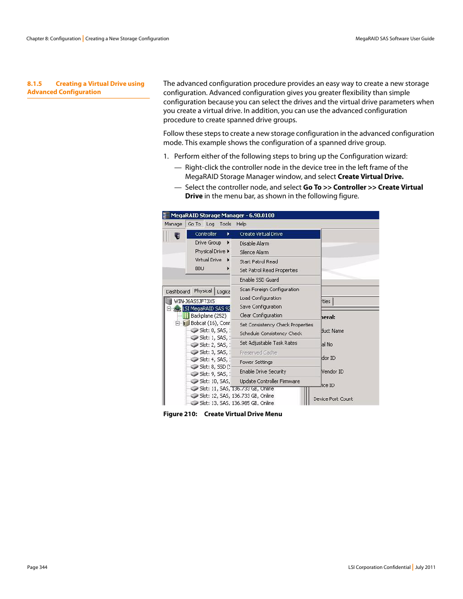 Avago Technologies MegaRAID Fast Path Software User Manual | Page 344 / 502