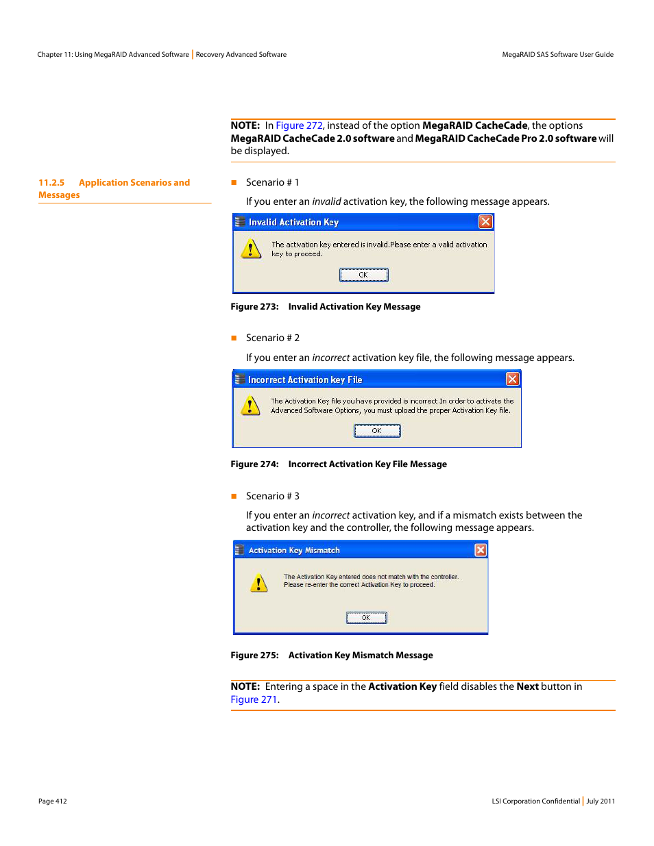5 application scenarios and messages, S as shown in, Application scenarios and messages | Avago Technologies MegaRAID Fast Path Software User Manual | Page 412 / 502
