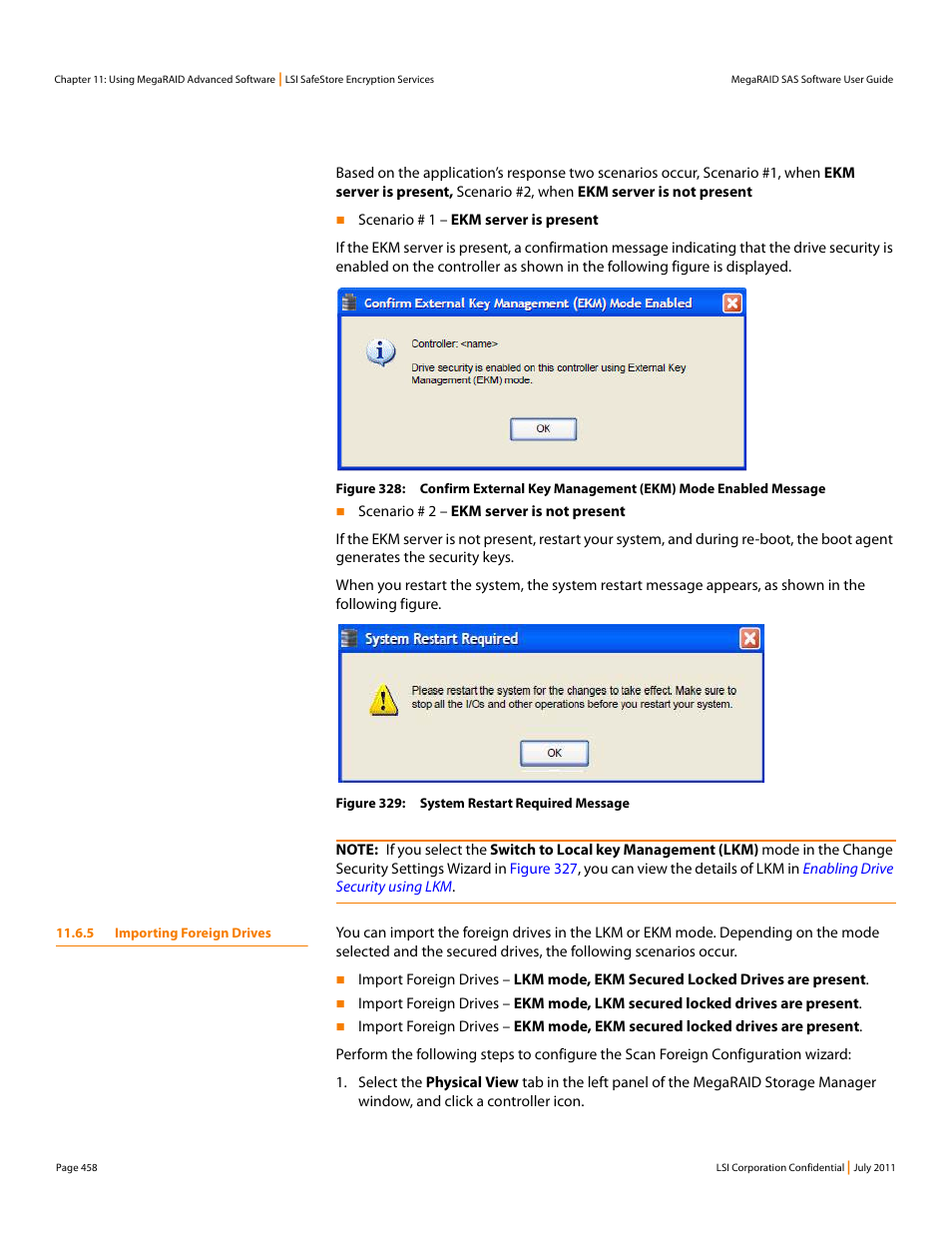 5 importing foreign drives | Avago Technologies MegaRAID Fast Path Software User Manual | Page 458 / 502