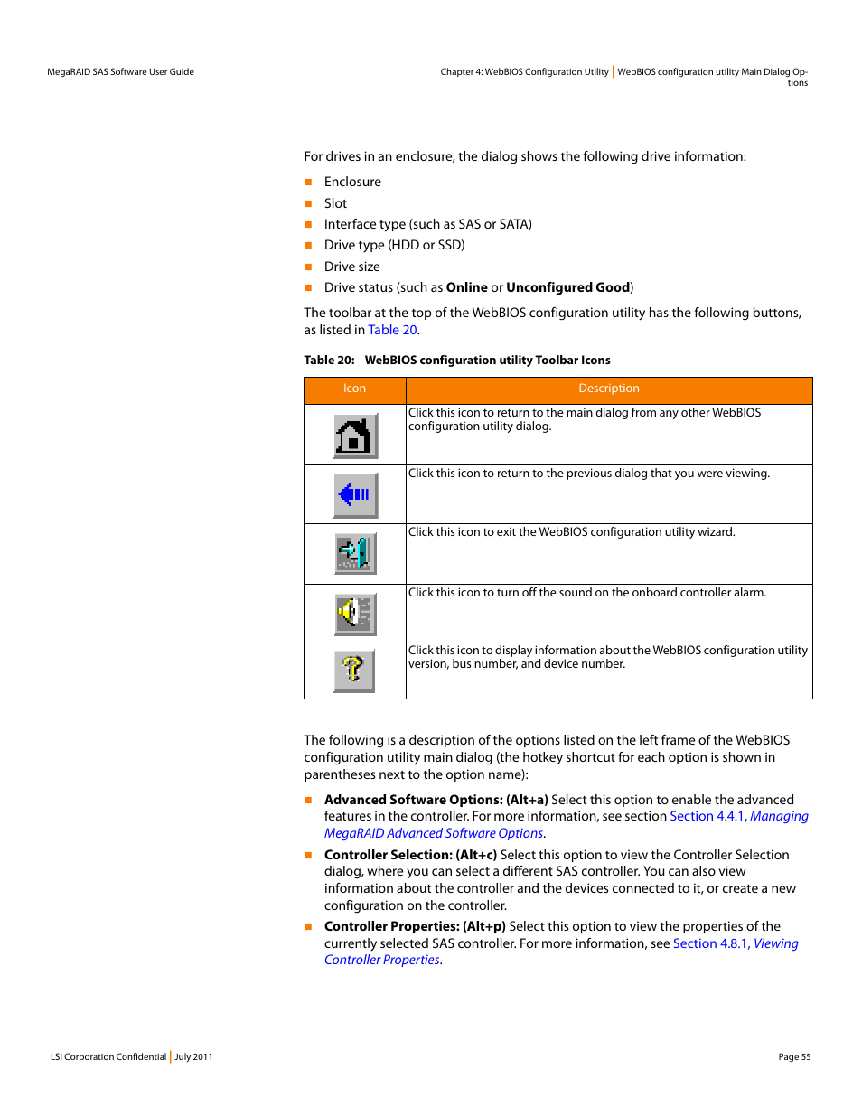 Avago Technologies MegaRAID Fast Path Software User Manual | Page 55 / 502