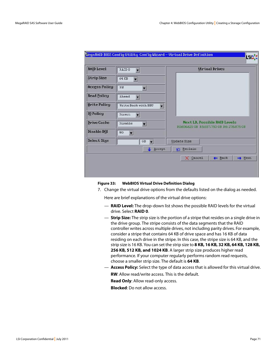 Avago Technologies MegaRAID Fast Path Software User Manual | Page 71 / 502