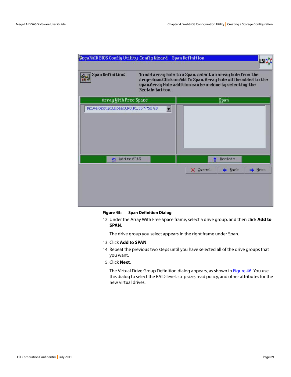 Avago Technologies MegaRAID Fast Path Software User Manual | Page 89 / 502
