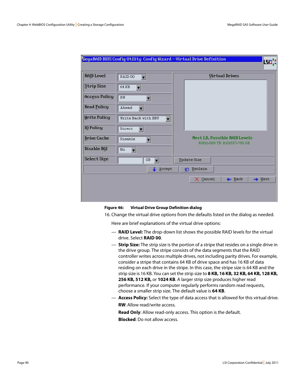 Avago Technologies MegaRAID Fast Path Software User Manual | Page 90 / 502