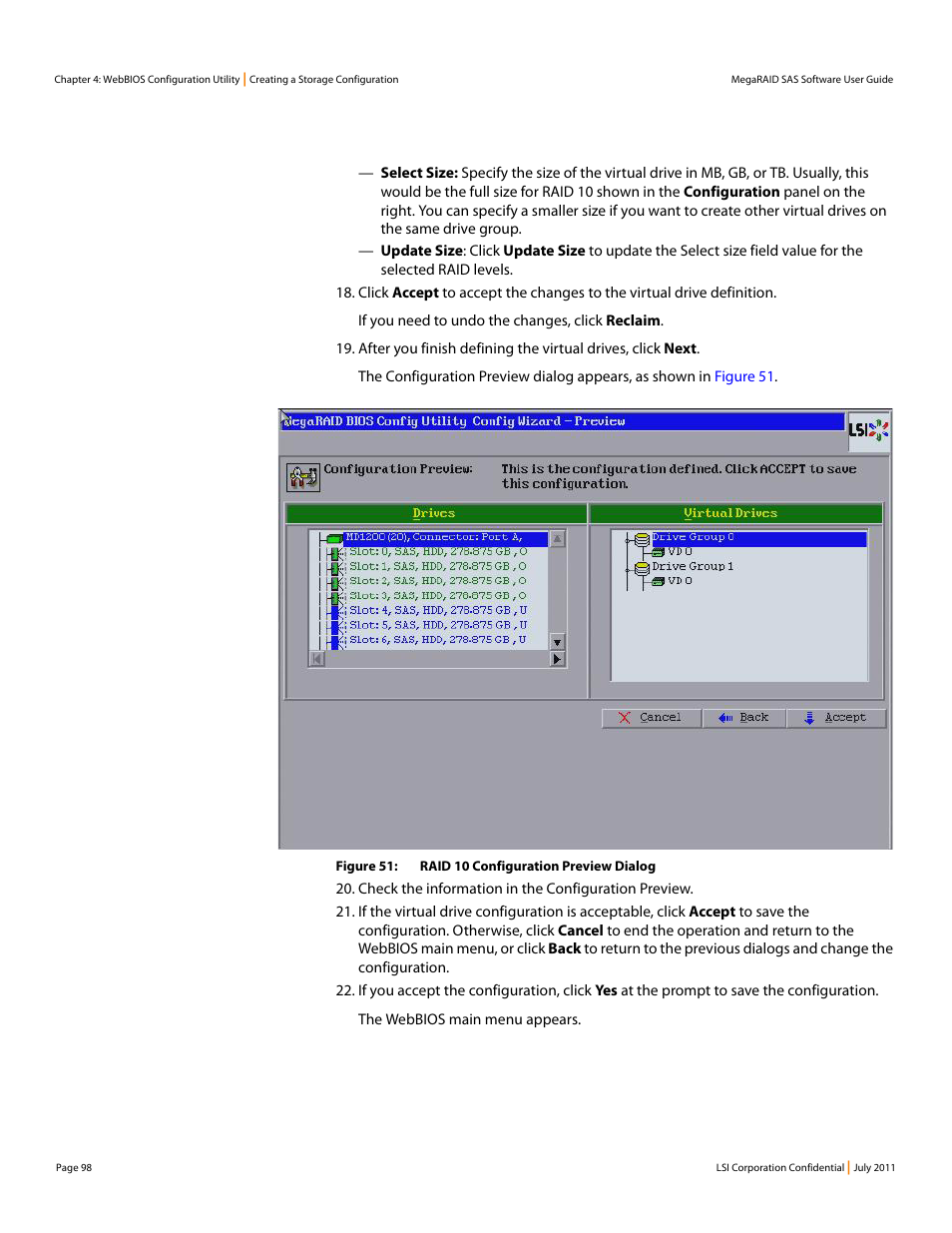 Avago Technologies MegaRAID Fast Path Software User Manual | Page 98 / 502