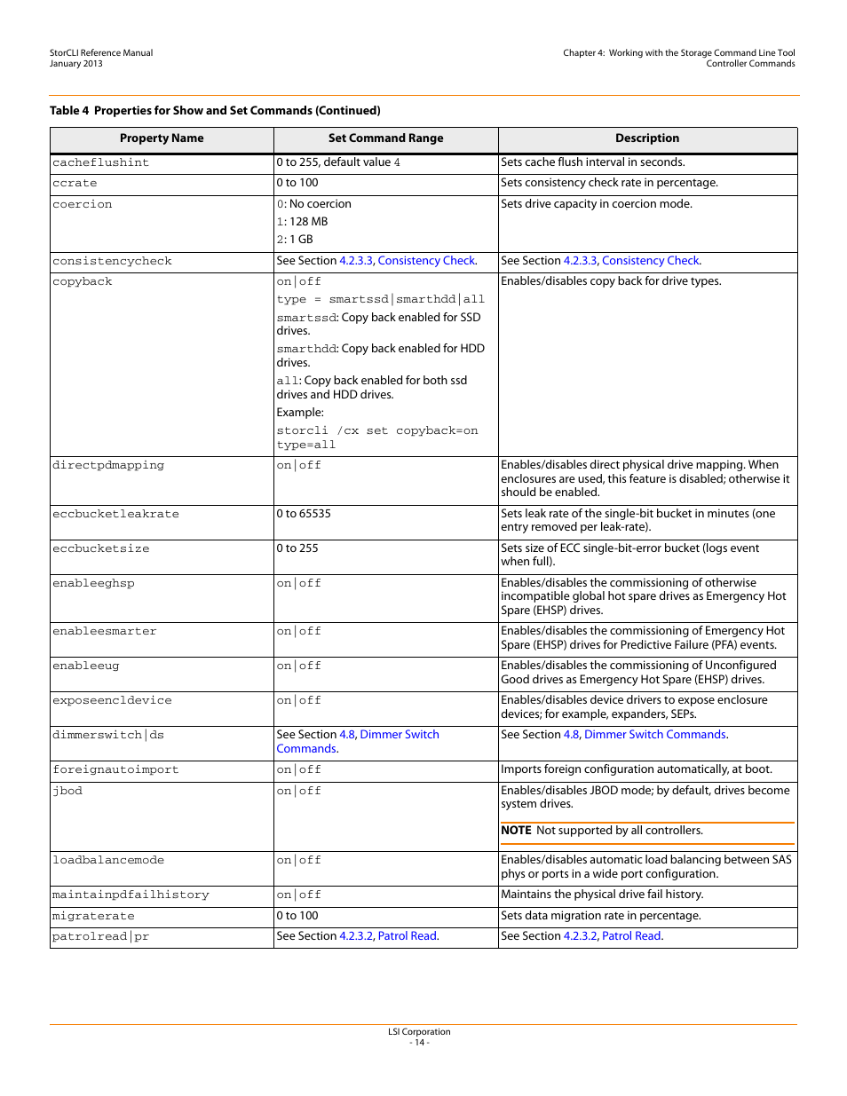 Avago Technologies MegaRAID SAS 9240-4i User Manual | Page 14 / 80
