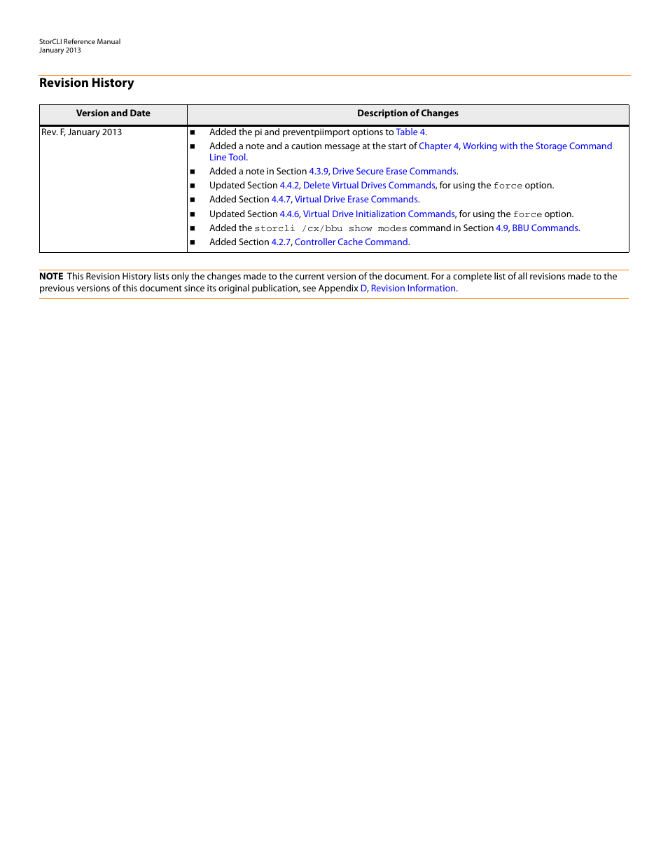 Revision history | Avago Technologies MegaRAID SAS 9240-4i User Manual | Page 2 / 80