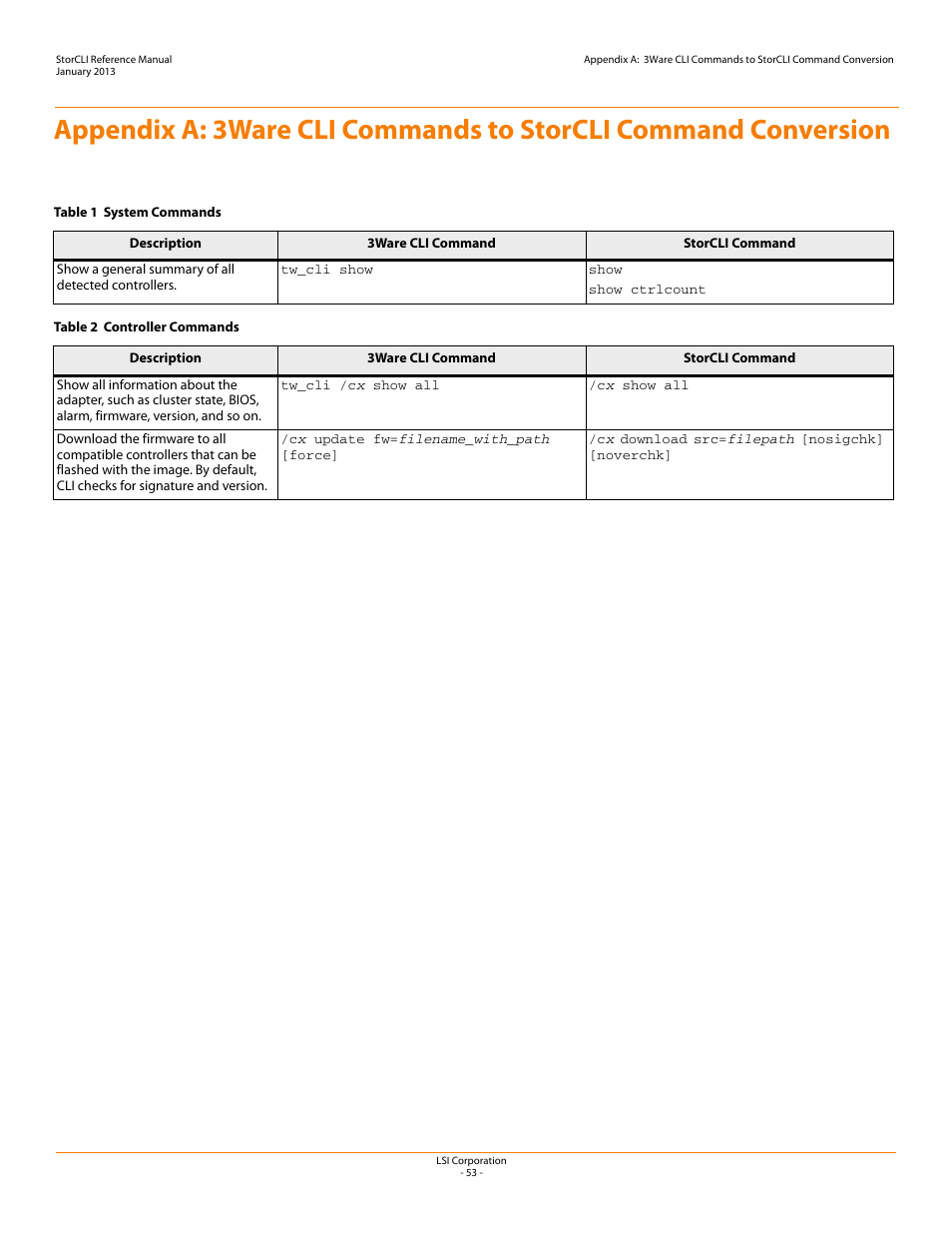 Avago Technologies MegaRAID SAS 9240-4i User Manual | Page 53 / 80