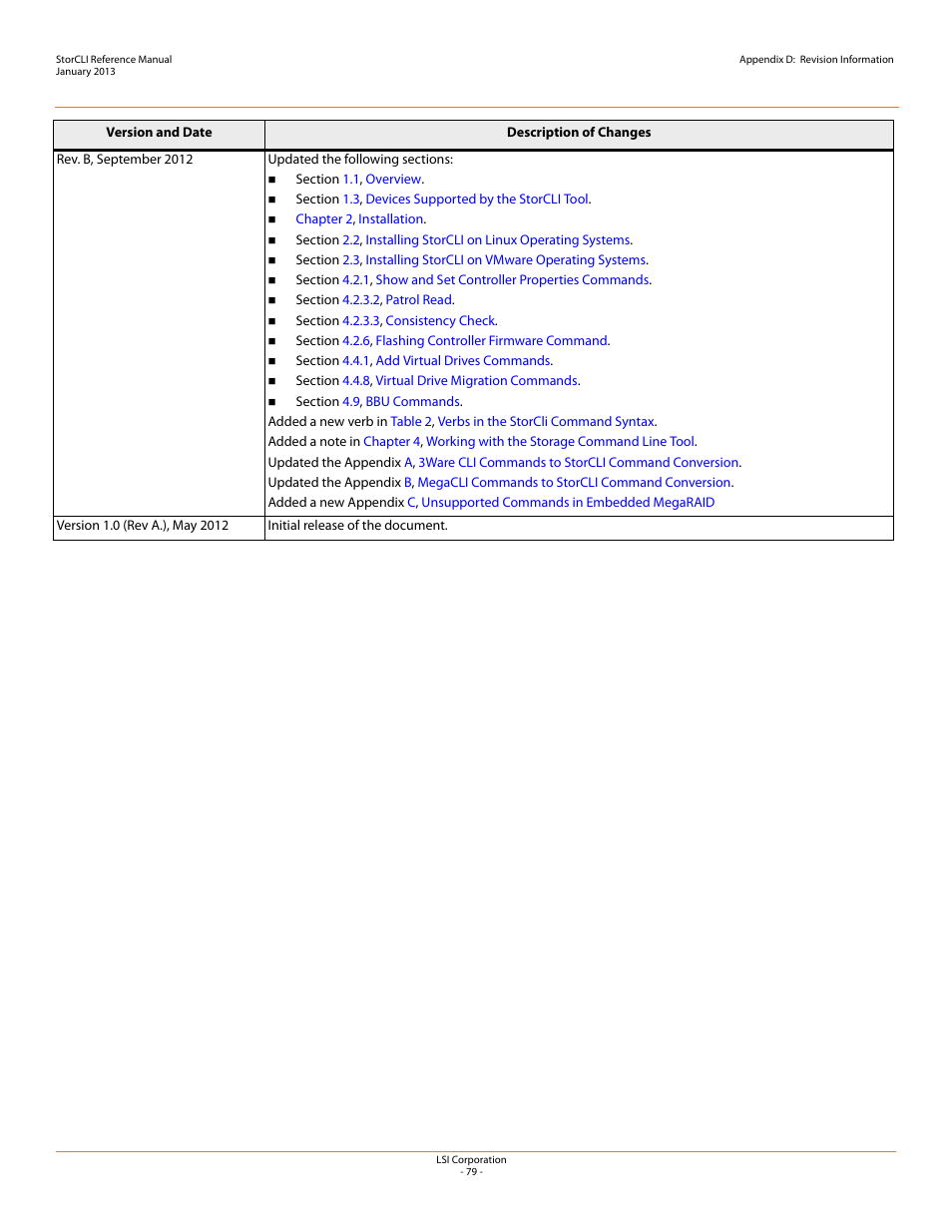 Avago Technologies MegaRAID SAS 9240-4i User Manual | Page 79 / 80