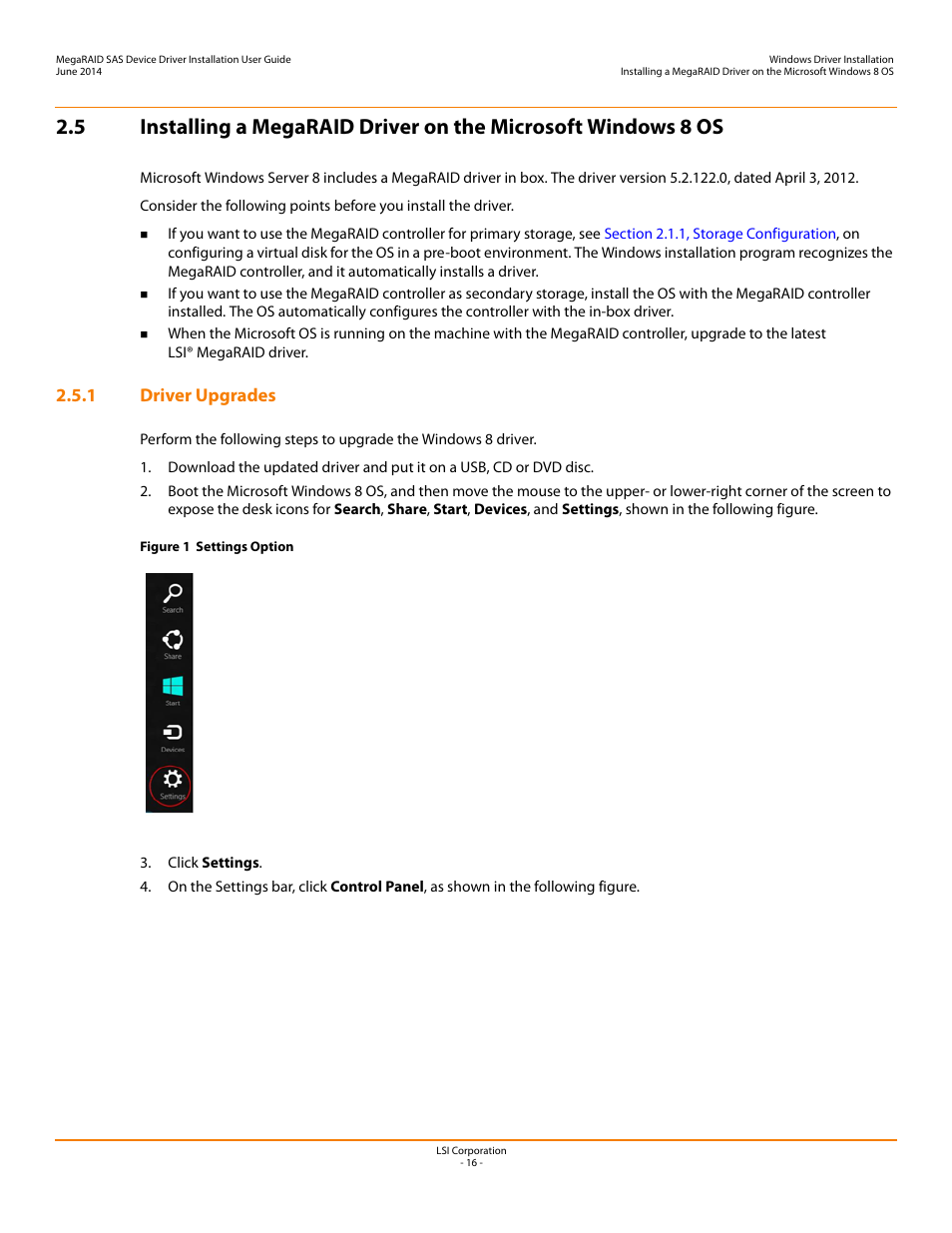 1 driver upgrades | Avago Technologies MegaRAID SAS 9240-4i User Manual | Page 16 / 64