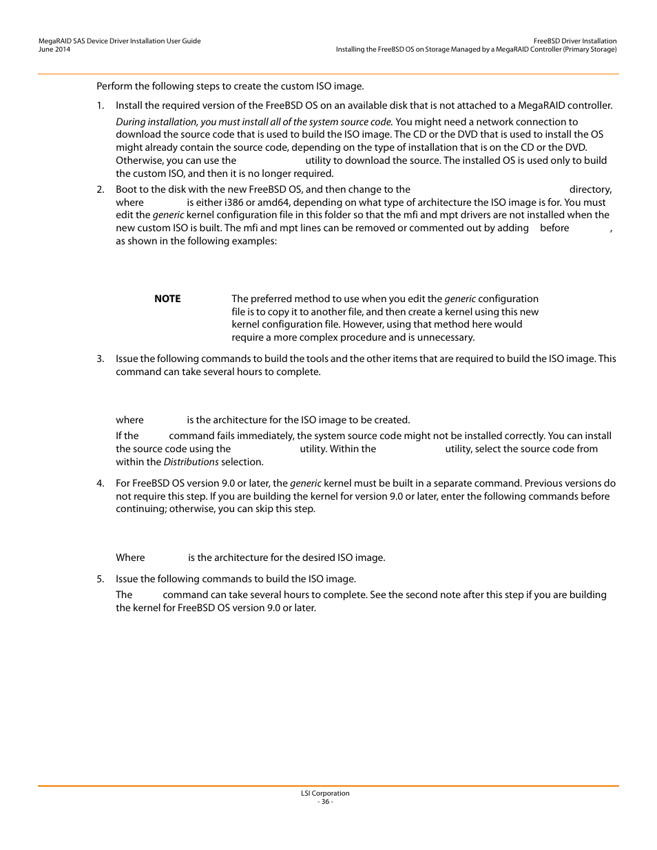 Avago Technologies MegaRAID SAS 9240-4i User Manual | Page 36 / 64