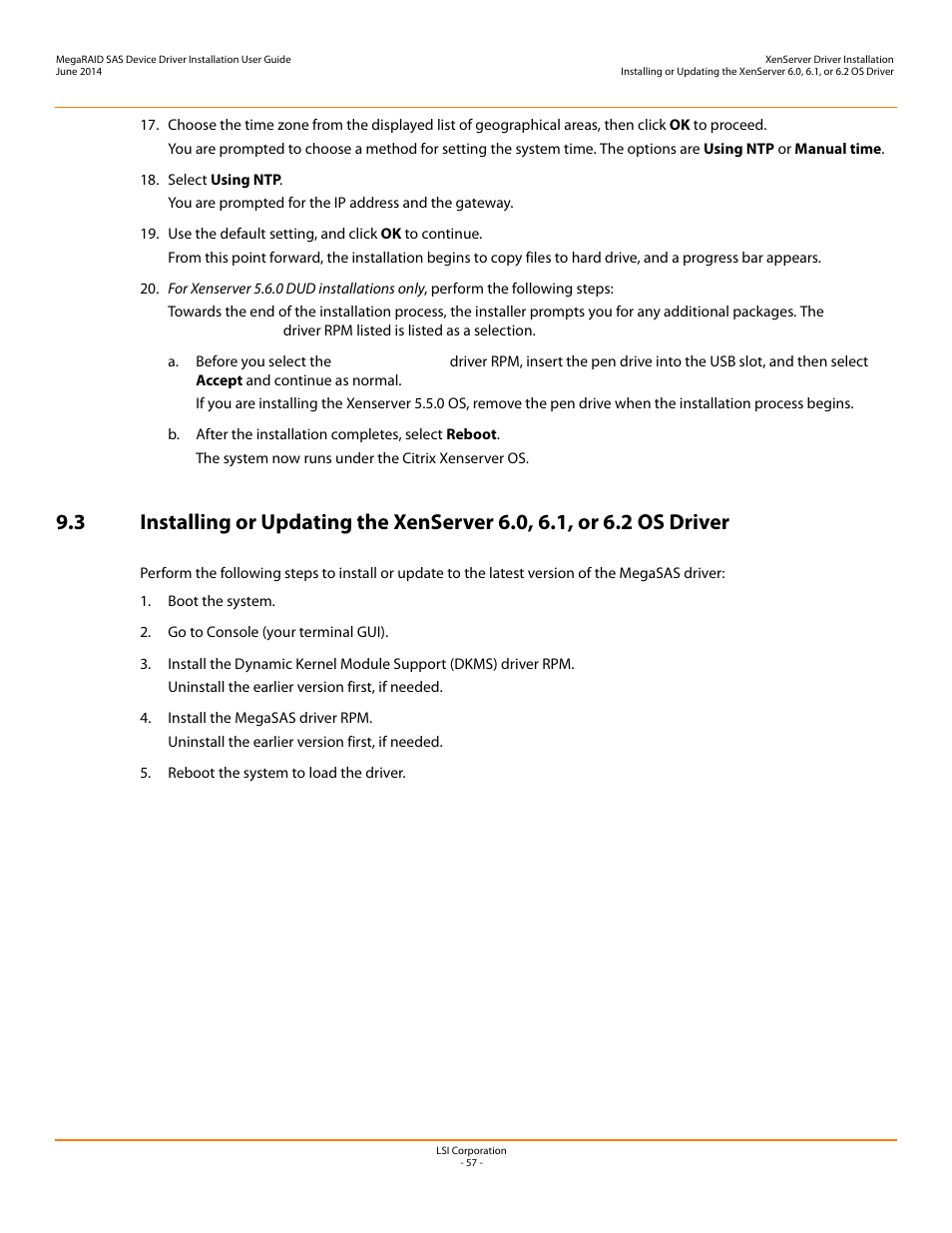 Avago Technologies MegaRAID SAS 9240-4i User Manual | Page 57 / 64