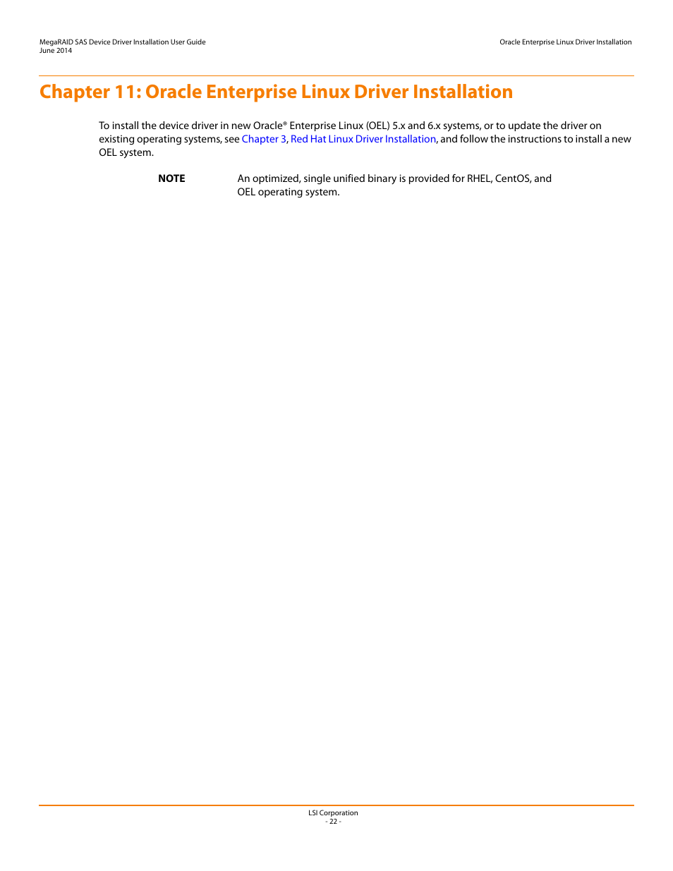 Chapter 11 | Avago Technologies MegaRAID SAS 9240-4i User Manual | Page 60 / 64