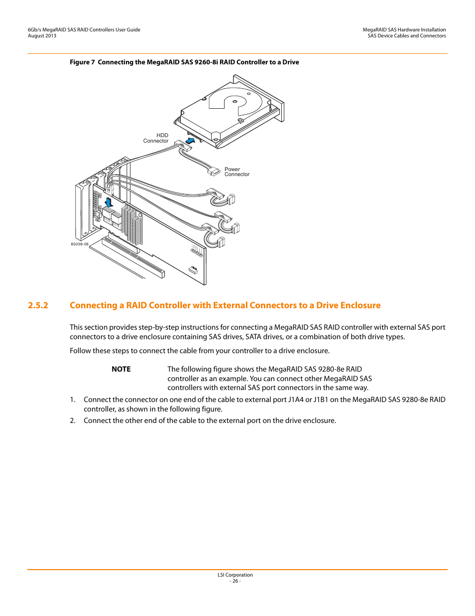 Avago Technologies MegaRAID SAS 9240-4i User Manual | Page 26 / 92
