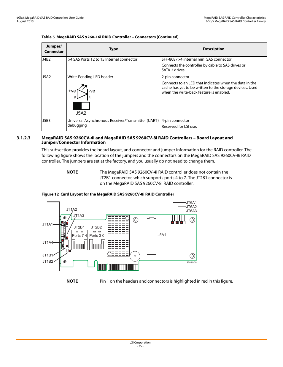 Avago Technologies MegaRAID SAS 9240-4i User Manual | Page 35 / 92