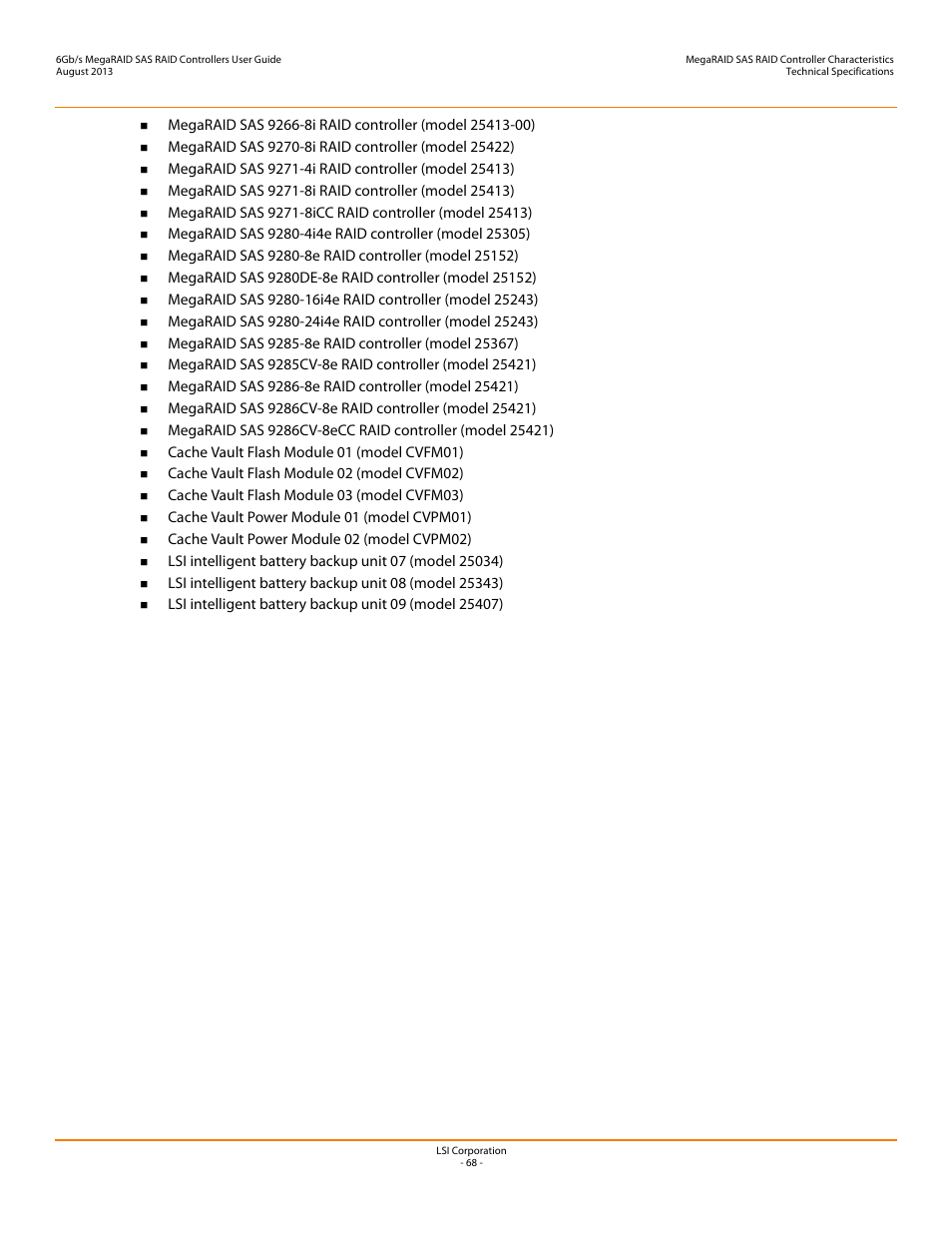 Avago Technologies MegaRAID SAS 9240-4i User Manual | Page 68 / 92