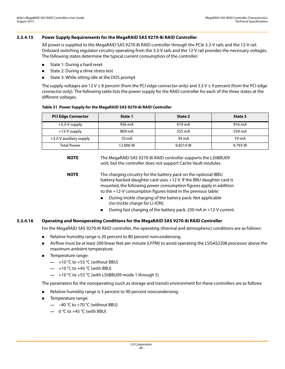 Avago Technologies MegaRAID SAS 9240-4i User Manual | Page 80 / 92