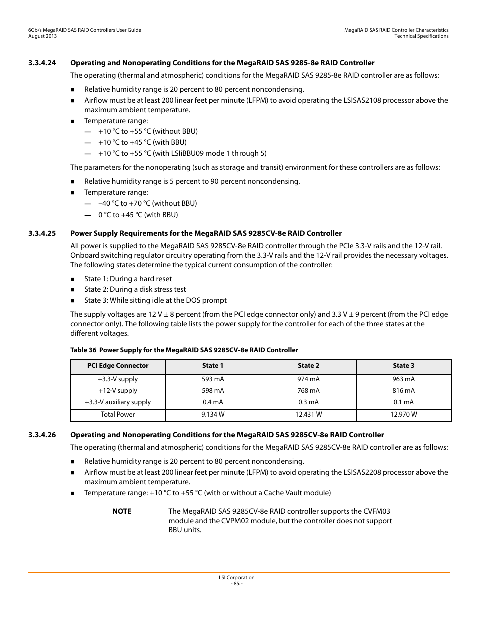 Avago Technologies MegaRAID SAS 9240-4i User Manual | Page 85 / 92