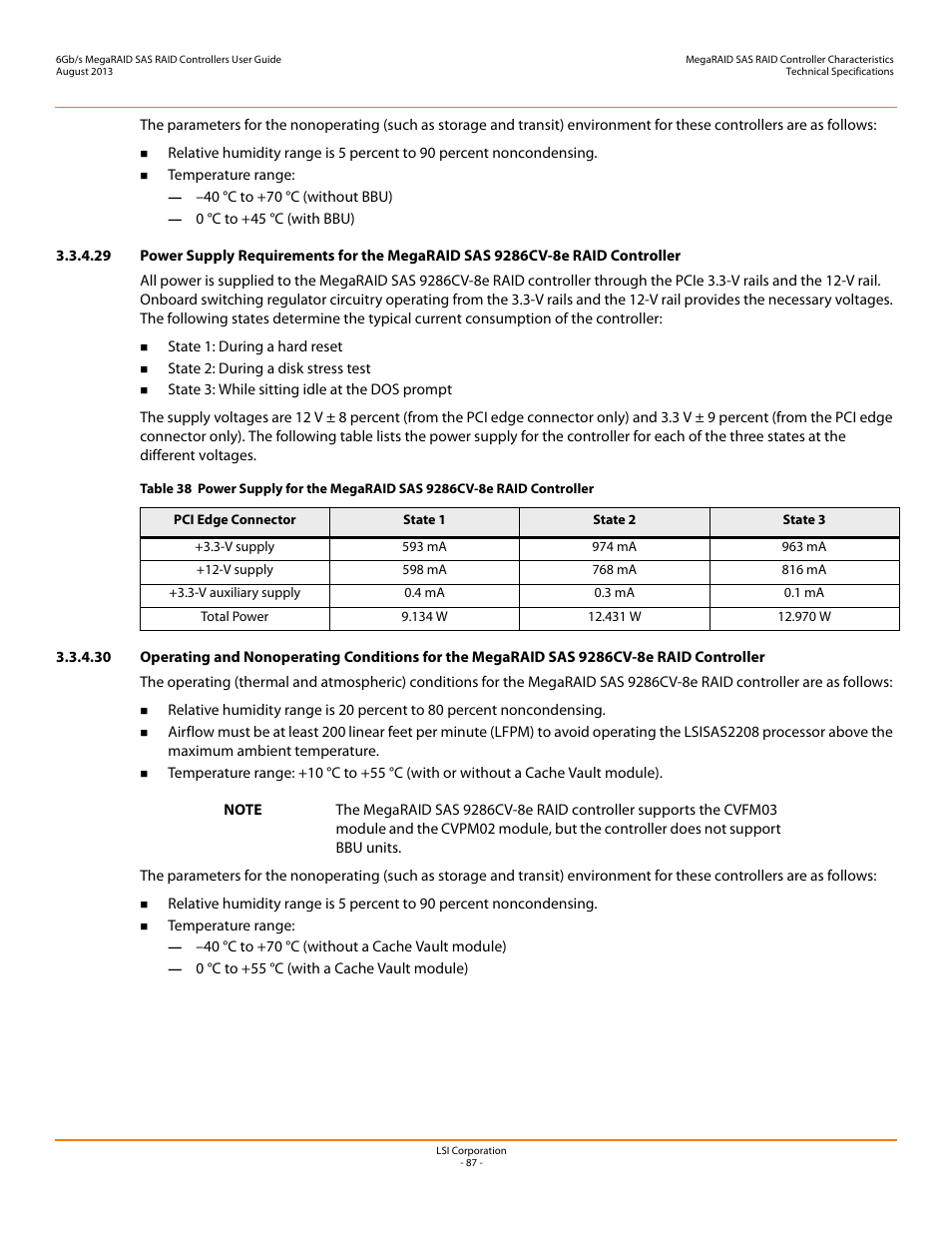 Avago Technologies MegaRAID SAS 9240-4i User Manual | Page 87 / 92