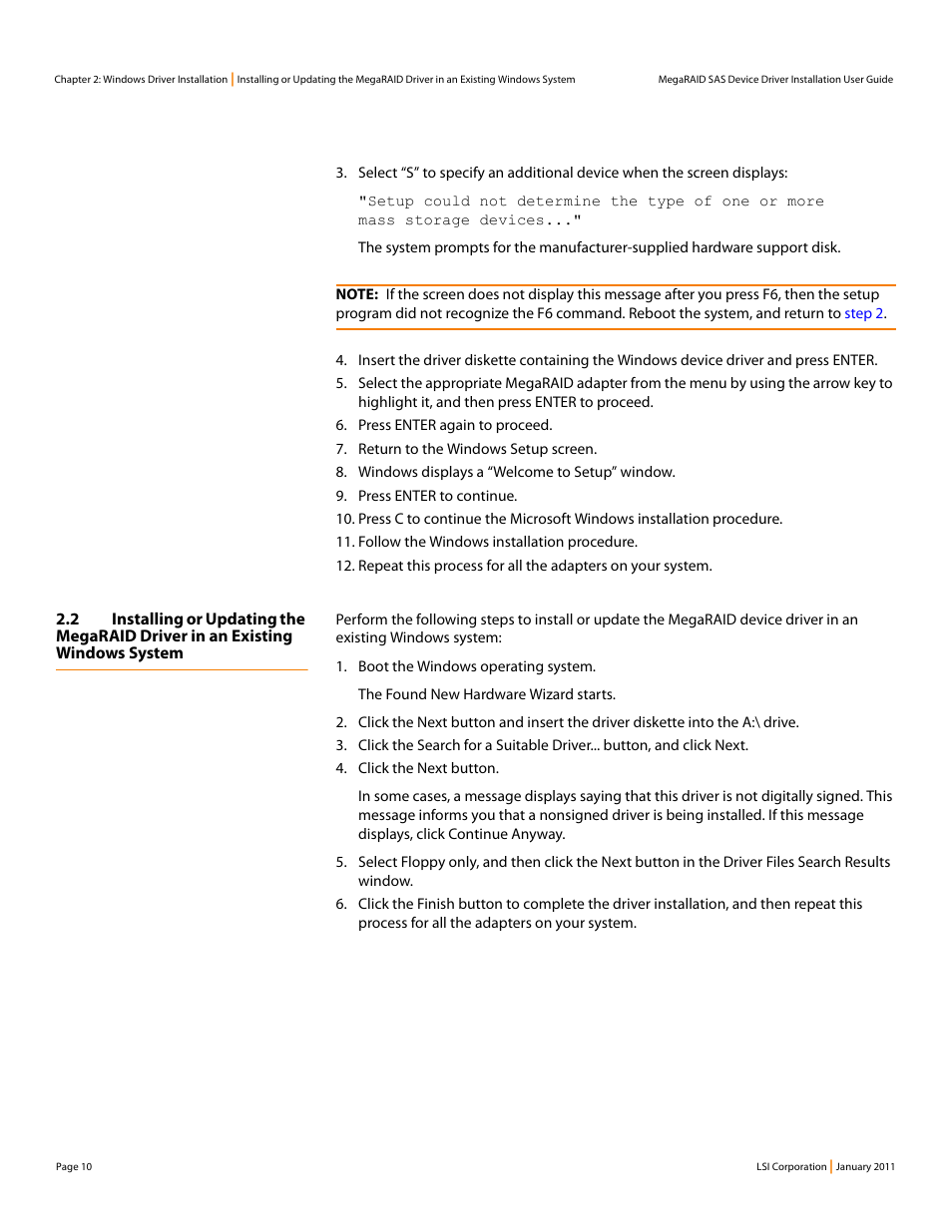 Avago Technologies MegaRAID SAS 9240-4i User Manual | Page 10 / 28