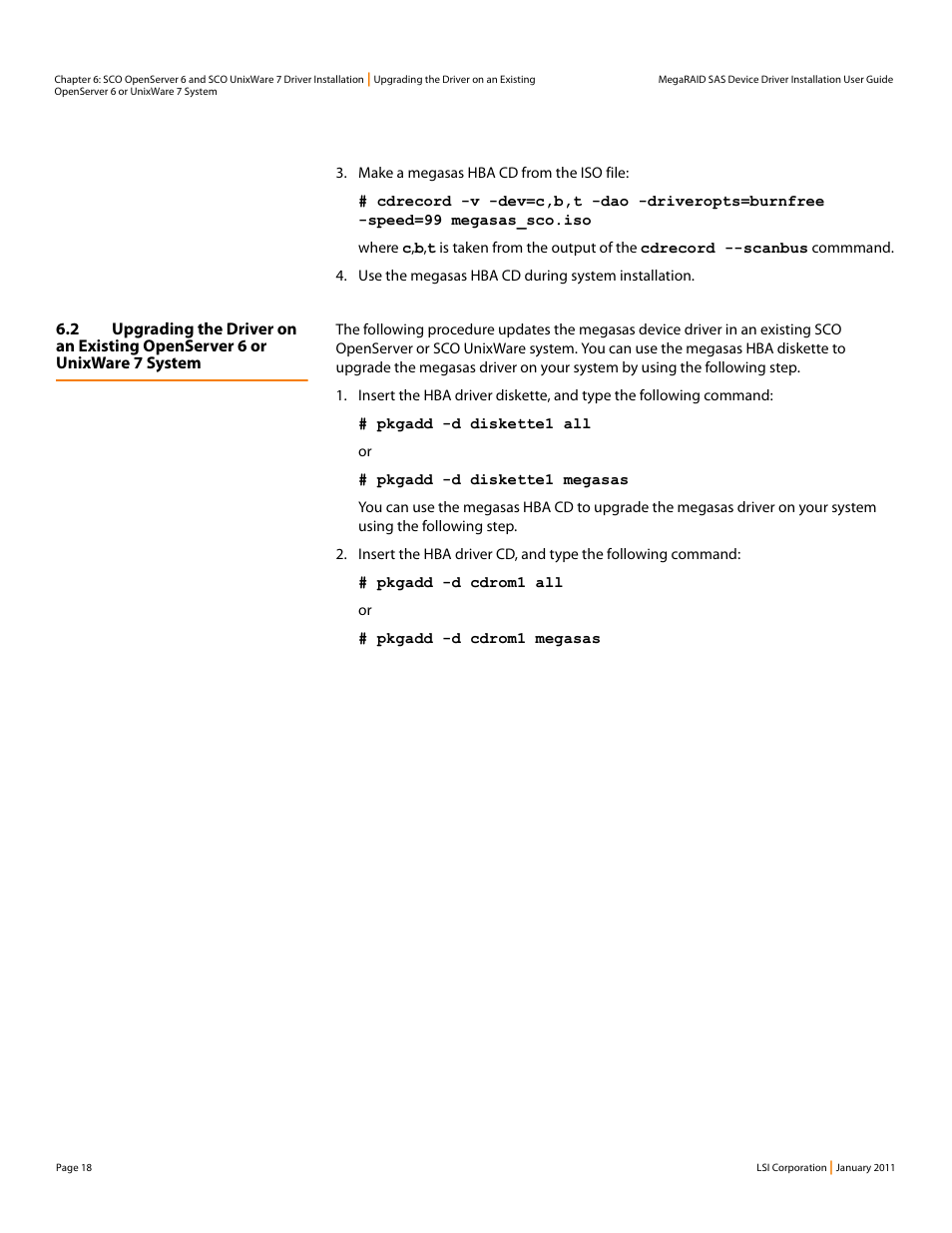 Avago Technologies MegaRAID SAS 9240-4i User Manual | Page 18 / 28