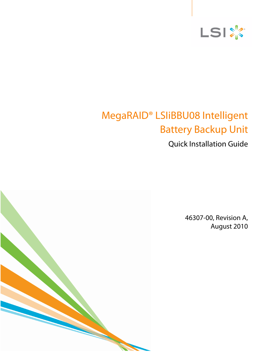 Avago Technologies MegaRAID SAS 9260-16i User Manual | 16 pages